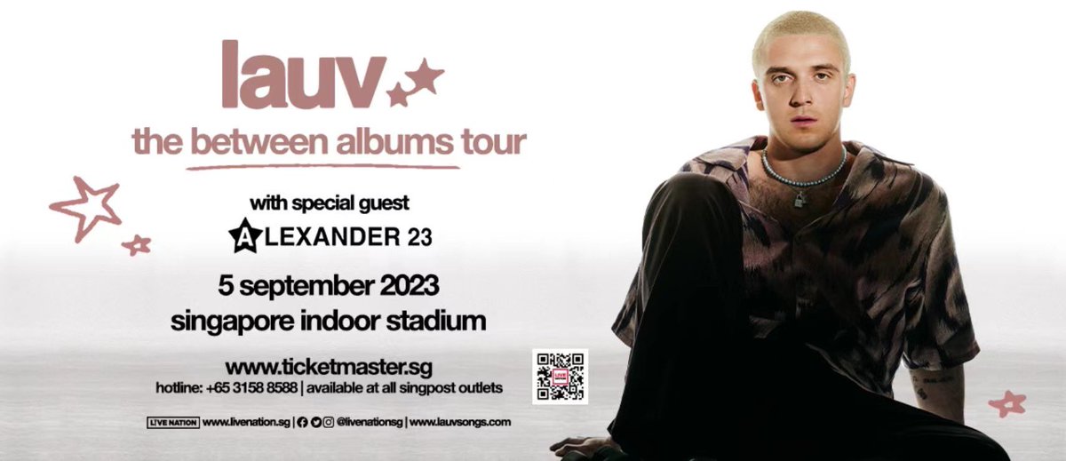 ticket_ace's tweet photo. WTS lauv concert Singapore 

Options💁
Cat1/Cat2/Cat3/Cat4

Tickets in pdf format. Dm if u need🫶
#Lauv #lauvinsingapore https://t.co/lR1IyfSJ9c