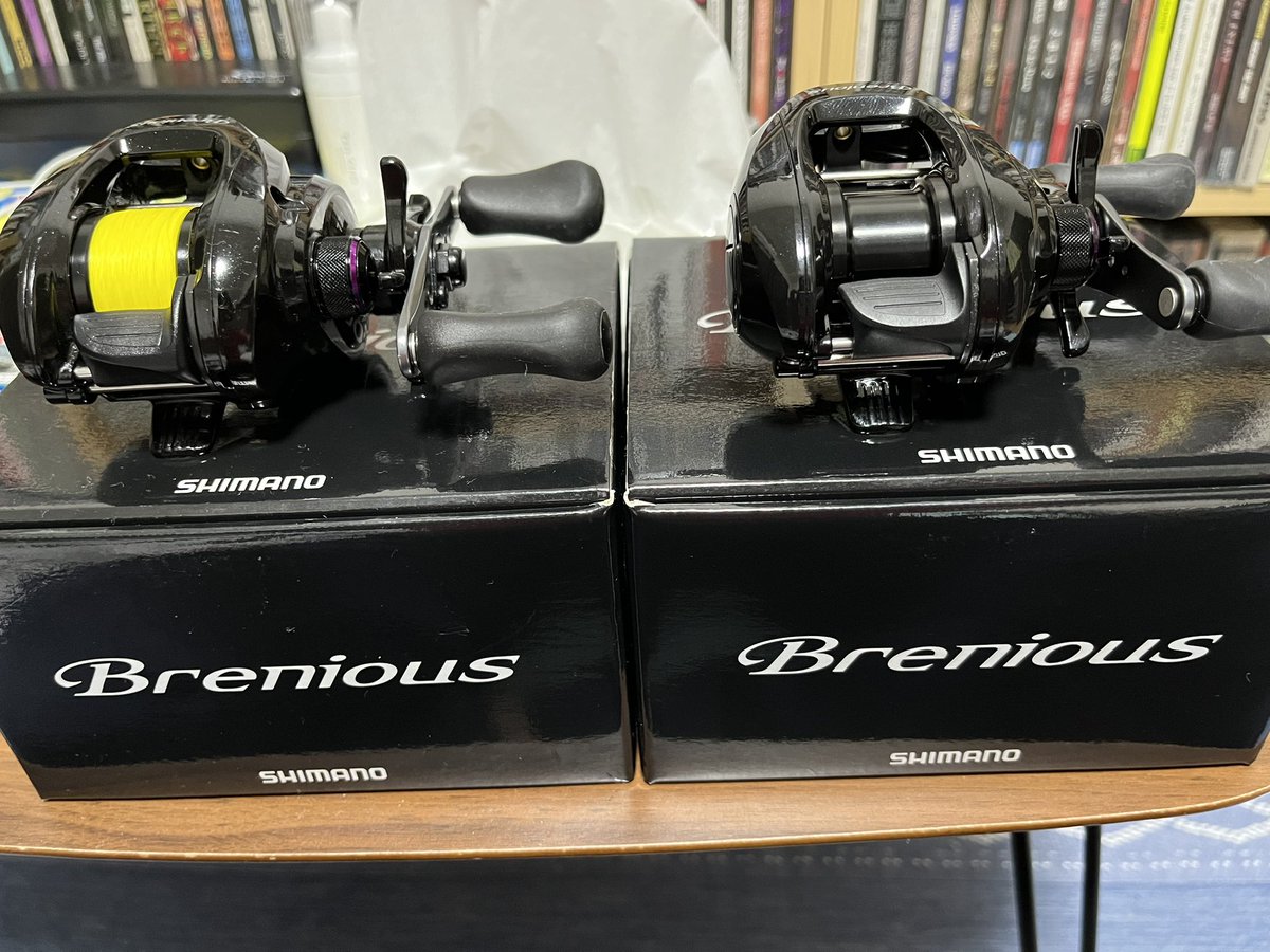 fp_710's tweet photo. 今年のカタログから消えてたので2台目買っちまった❣️🤣🎣🐟
#Shimano 
#Brenious https://t.co/5ASJdl76dx