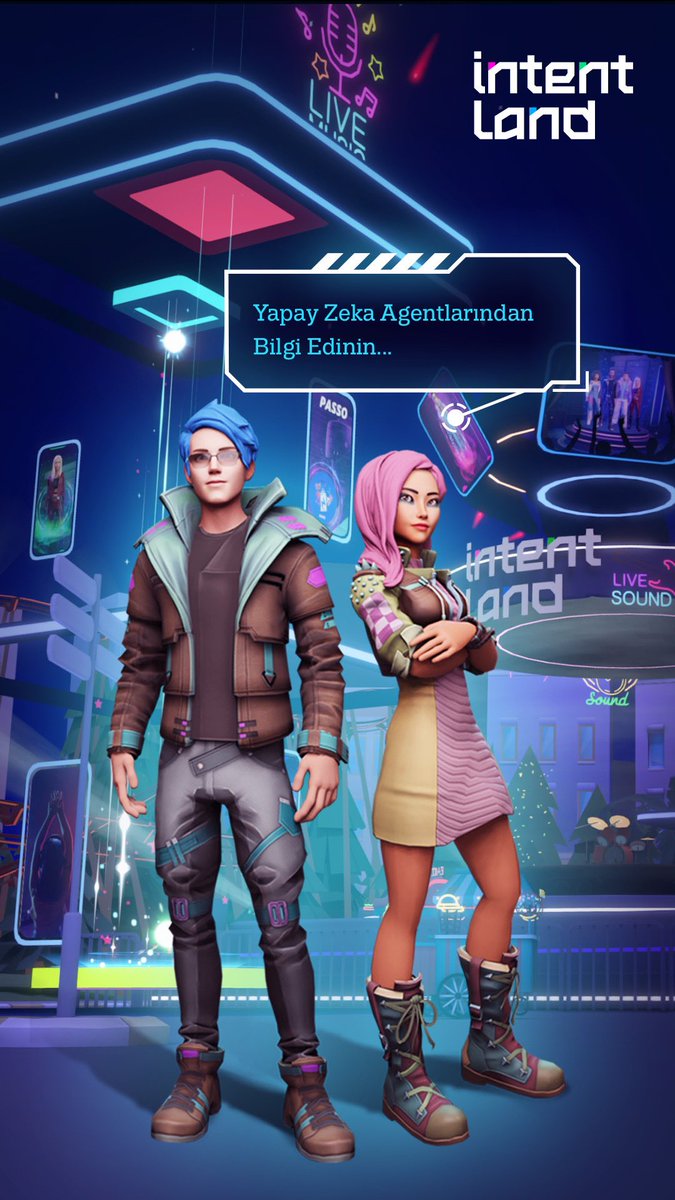 Intent Land evrenimizde yapay zeka agentlarından anlık bilgi alabilir, etkinlik takvimini öğrenerek yeni nesil eğlenceni planlayabilirsin!🚀🦾

You can get instant information from AI agents, learn the event calendar and plan your next generation entertainment in Intent Land!🚀🦾