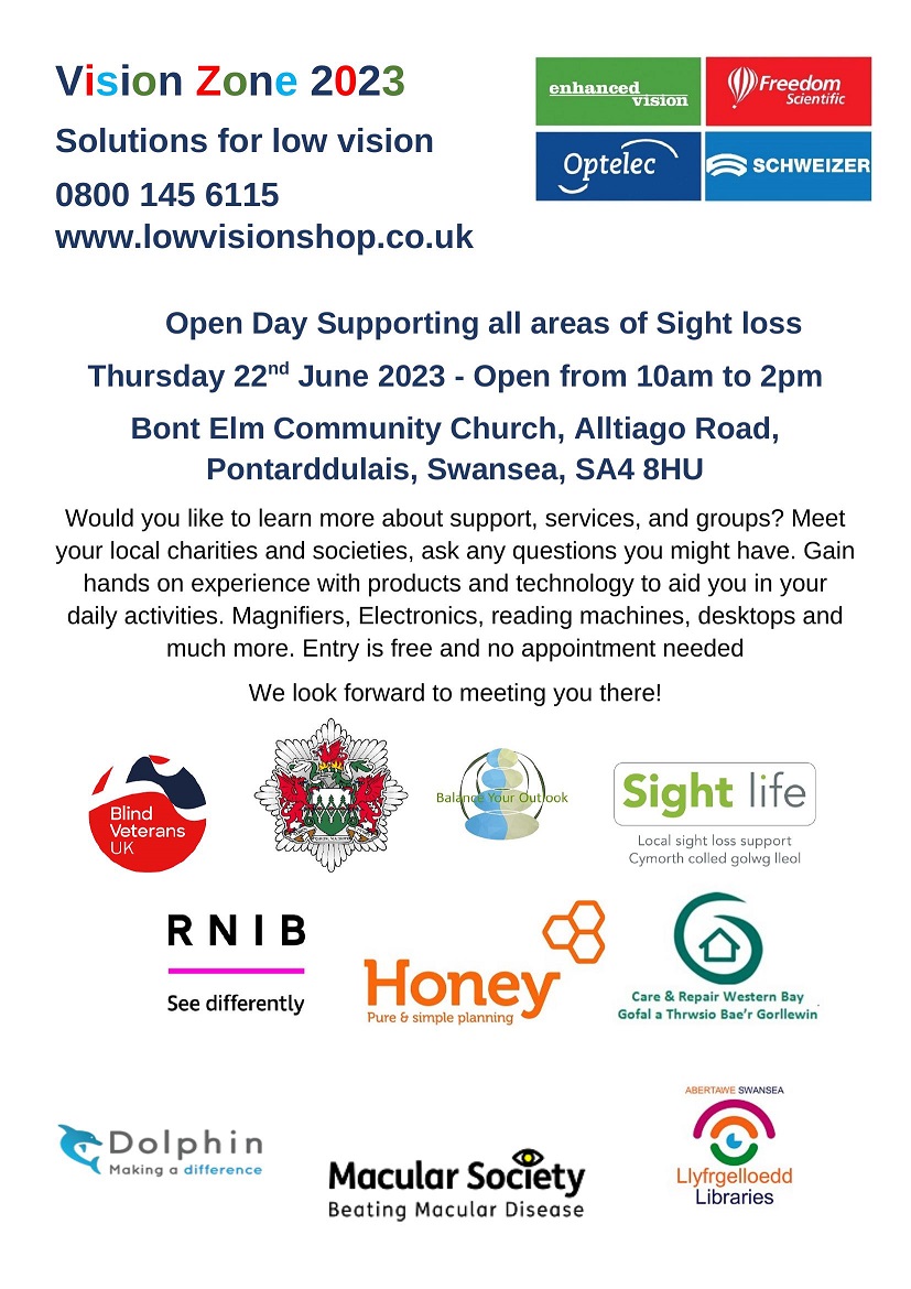 Come and help me celebrate Macular Week. I will be at the Vision Zone event come and say hello.