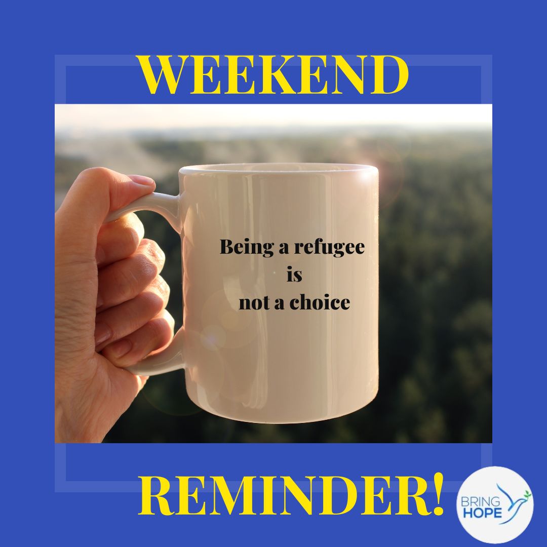 It's important to remember that being a refugee is not a choice but a result of circumstances often beyond one's control.