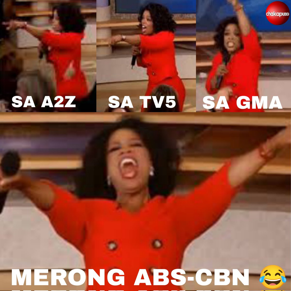 ChakapusoPH's tweet photo. Kahit saan ka lumingon, makikita mo ang ABS-CBN. Hindi napabagsak, binasag kaya lalong kumalat. Ito ang ating ABS-CBN, truly in the service of the Filipino people... WORLDWIDE!

❤️💚💙 https://t.co/hM3sPZkgU6