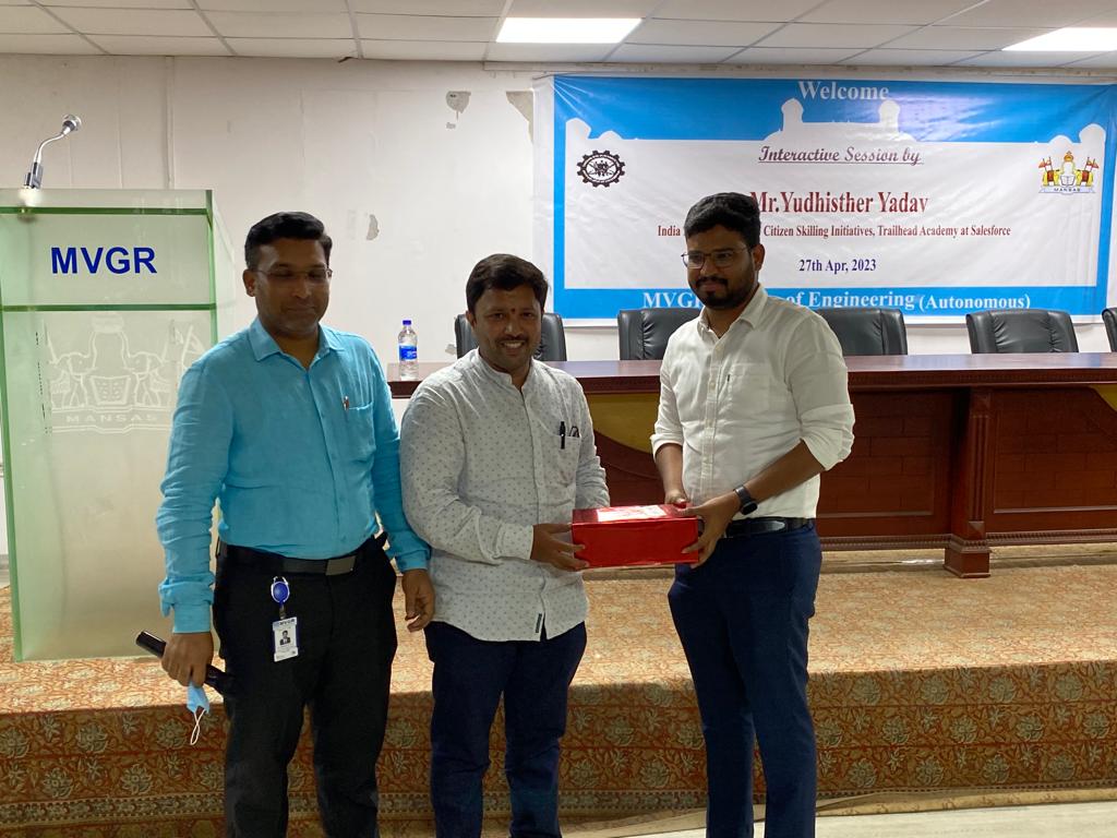 Satya Reddy (@satyagoluguri) on Twitter photo College - Industry networking helps students to set the right conscientiousness towards their careers. @vskpsfdc thank <a href="/yadavyudhisther/">Yudhisther Yadav (UD)</a> for igniting young minds, and <a href="/jaiprakashnetha/">Jai Prakash Netha</a> for constant support.
<a href="/MVGRCEA/">MVGR</a> <a href="/SfdcKiran/">Naga Kiran Manyala</a> <a href="/kavindrapatel/">kavindrapatel</a> <a href="/Bhanz19/">Bhanu Dasgupta</a> College - Industry networking helps students to set the right conscientiousness towards their careers. @vskpsfdc thank <a href="/yadavyudhisther/">Yudhisther Yadav (UD)</a> for igniting young minds, and <a href="/jaiprakashnetha/">Jai Prakash Netha</a> for constant support.
<a href="/MVGRCEA/">MVGR</a> <a href="/SfdcKiran/">Naga Kiran Manyala</a> <a href="/kavindrapatel/">kavindrapatel</a> <a href="/Bhanz19/">Bhanu Dasgupta</a>