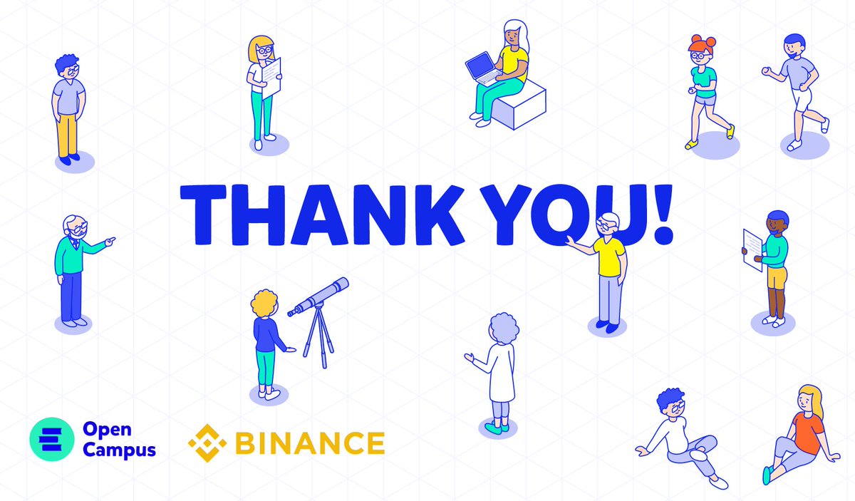 1/ $EDU is now listed on @Binance! Thank you for believing in the Open Campus Protocol and your active engagement. We definitely would not have come this far without the support from our beloved community ❤