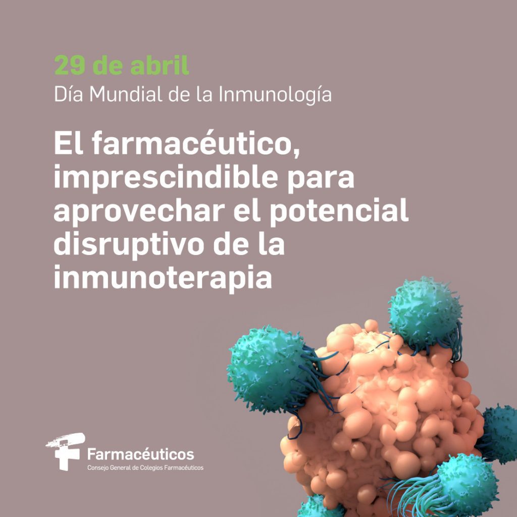 Con motivo del #DíaMundialdelaInmunología, que se celebra el 29 de abril, <a href="/Farmaceuticos_/">Consejo General Colegios Farmacéuticos</a> publica un informe sobre el presente y futuro de la inmunoterapia y la imprescindible labor de los farmacéuticos para su avance
 
Descubre más en➡️mtr.cool/penmgdtyew