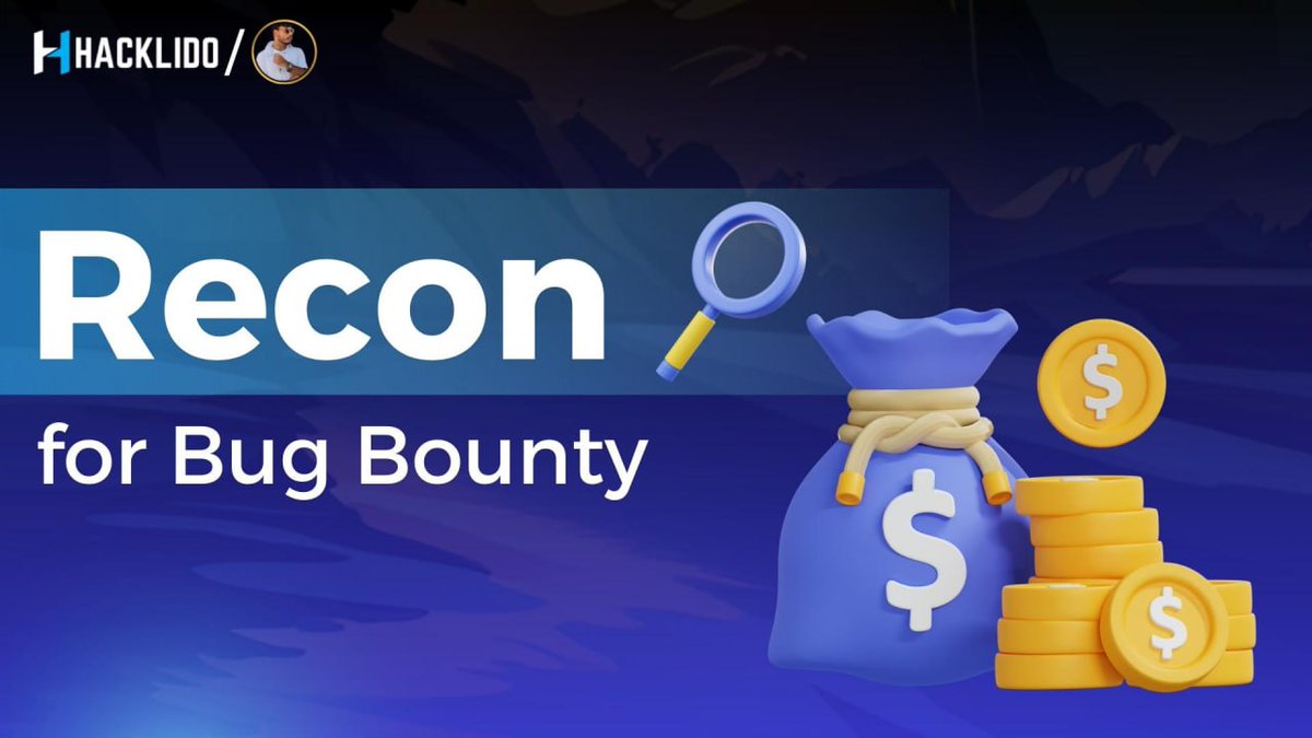 hacklido's tweet photo. Want to level up your bug bounty Recon skills? Look no further! 👌🏻
Watch the insightful webinar hosted by Hacklido with @AnonY0gi as our guest speaker. 
♦️ Youtube:- https://t.co/p7sCh04TFV

♦️ Learn essential techniques like subdomain enumeration and broaden your scope. But wait, there's more! 
♦️ Discover advanced techniques like Shodan, GitHub, fuzzing, Google dork, and JS recon.

Make sure you Like and subscribe to our channel.❤️