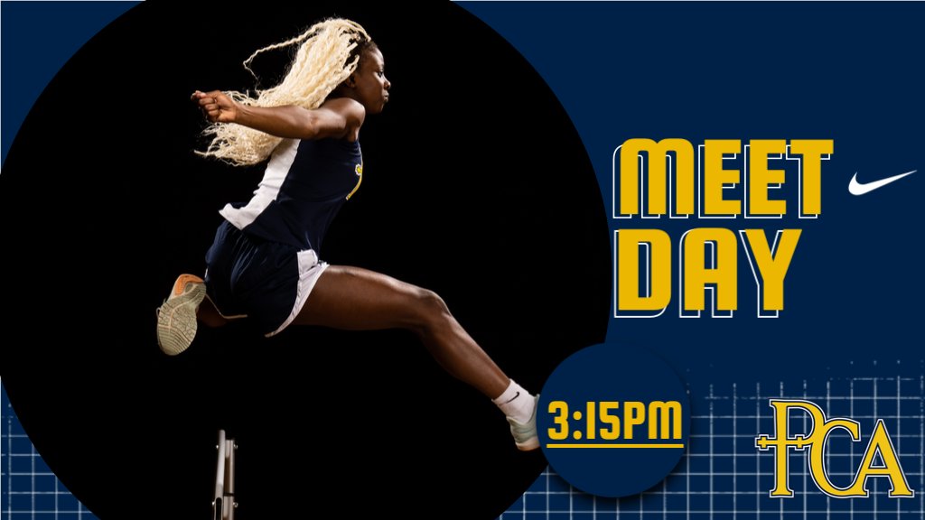 Good luck today to our track team!

They'll head to St. Andrews today