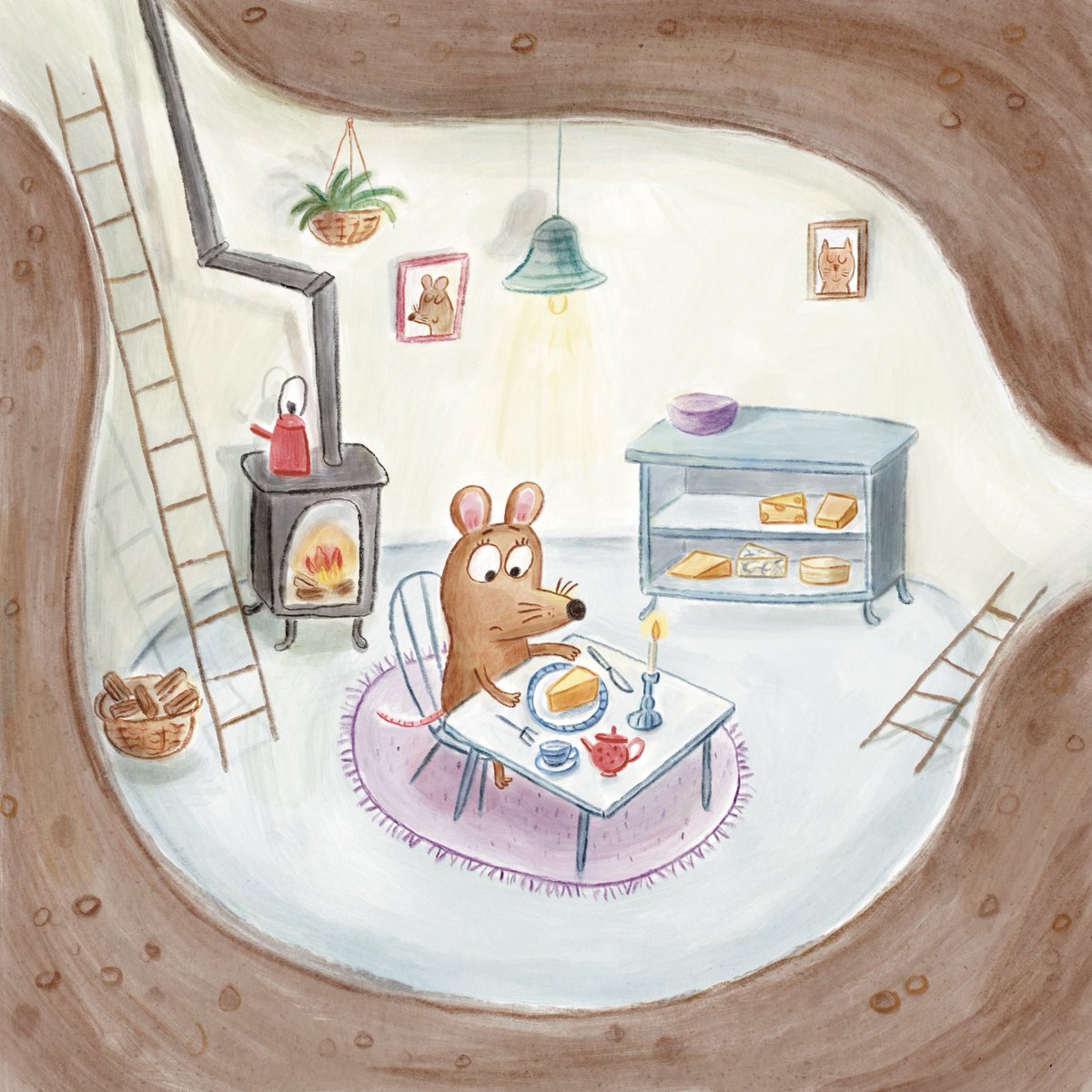 joolsbentley's tweet photo. I had so much fun illustrating this lovely little mouse story for J’apprends à Lire @MilanJeunesse #milanpresse

#illustration #kidlitart https://t.co/ZF3xAA4DSB