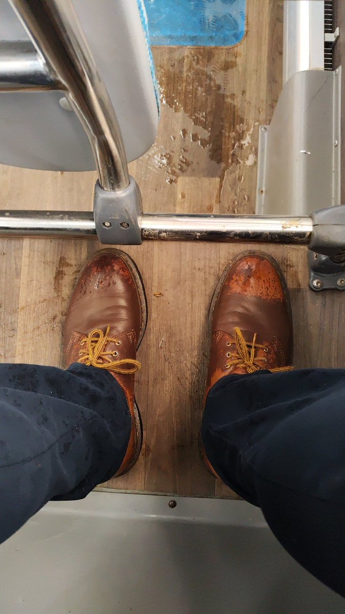 Tolbot's tweet image. Когда переживал, что темно -коричневый ремень не подойдёт к светлым ботинкам. Дождь тем временем...