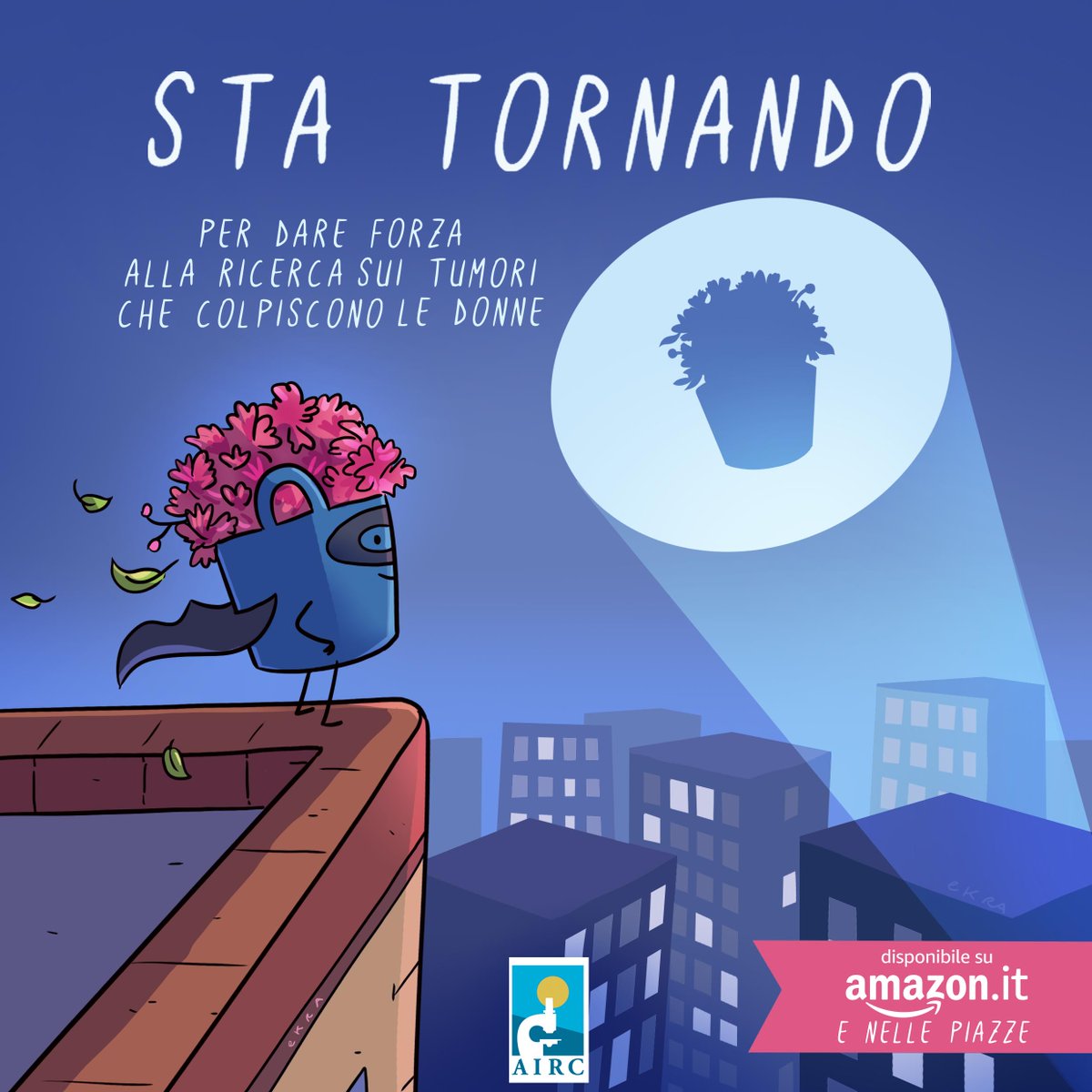 Anche quest’anno, in occasione della Festa della Mamma, l’#AzaleadellaRicerca torna per dare forza alla ricerca sui tumori che colpiscono le donne.
#laforzadelledonne
Vignetta di <a href="/ekra_levignette/">EKRA</a> 
🌸Scopri dove trovarla su bit.ly/3NhYKYf
