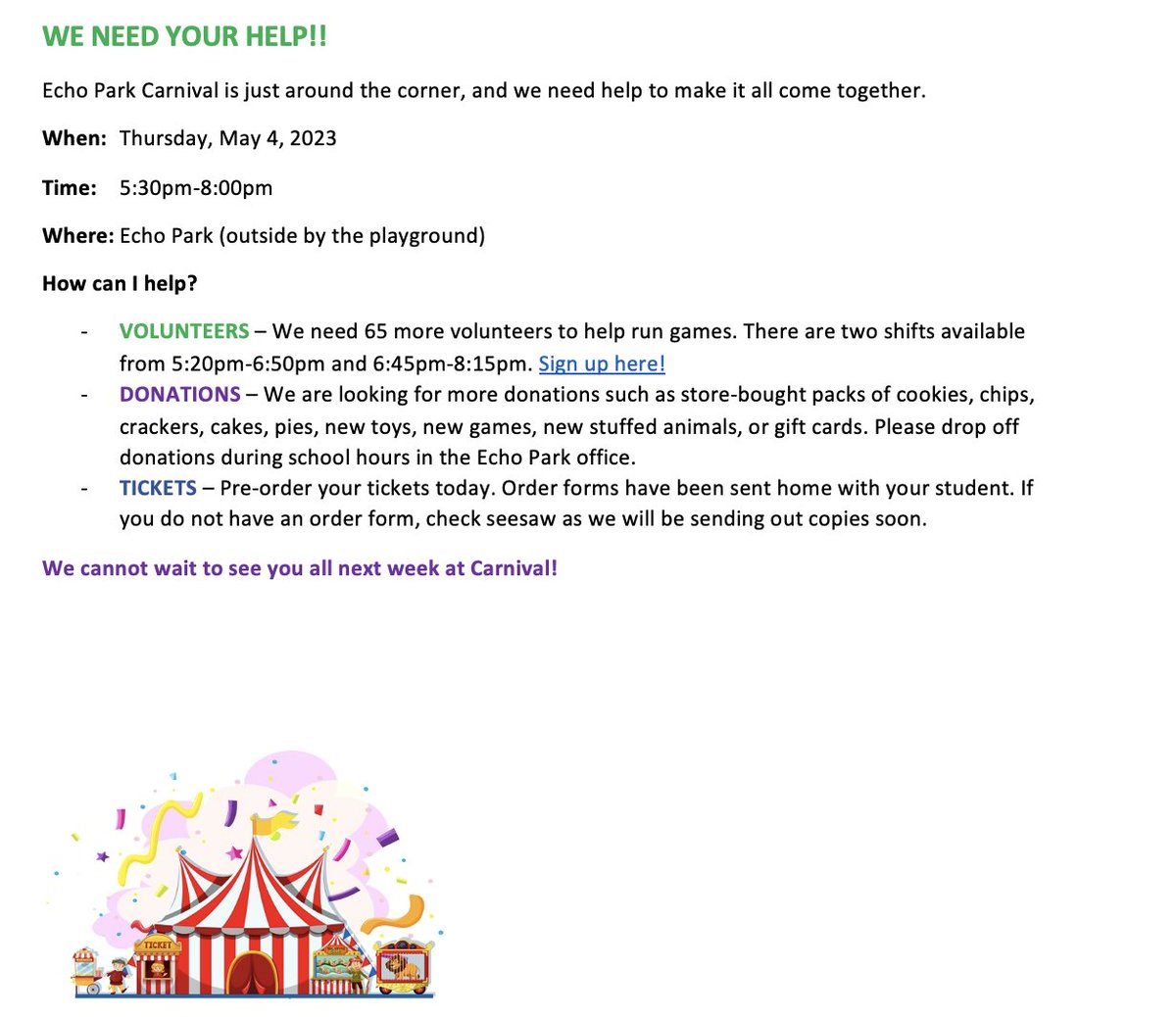 EPPenguins's tweet photo. Read below for more information about the upcoming EP Carnival!
Link to sign up: https://t.co/WEWFh5cLoN https://t.co/06bBK9ztx6