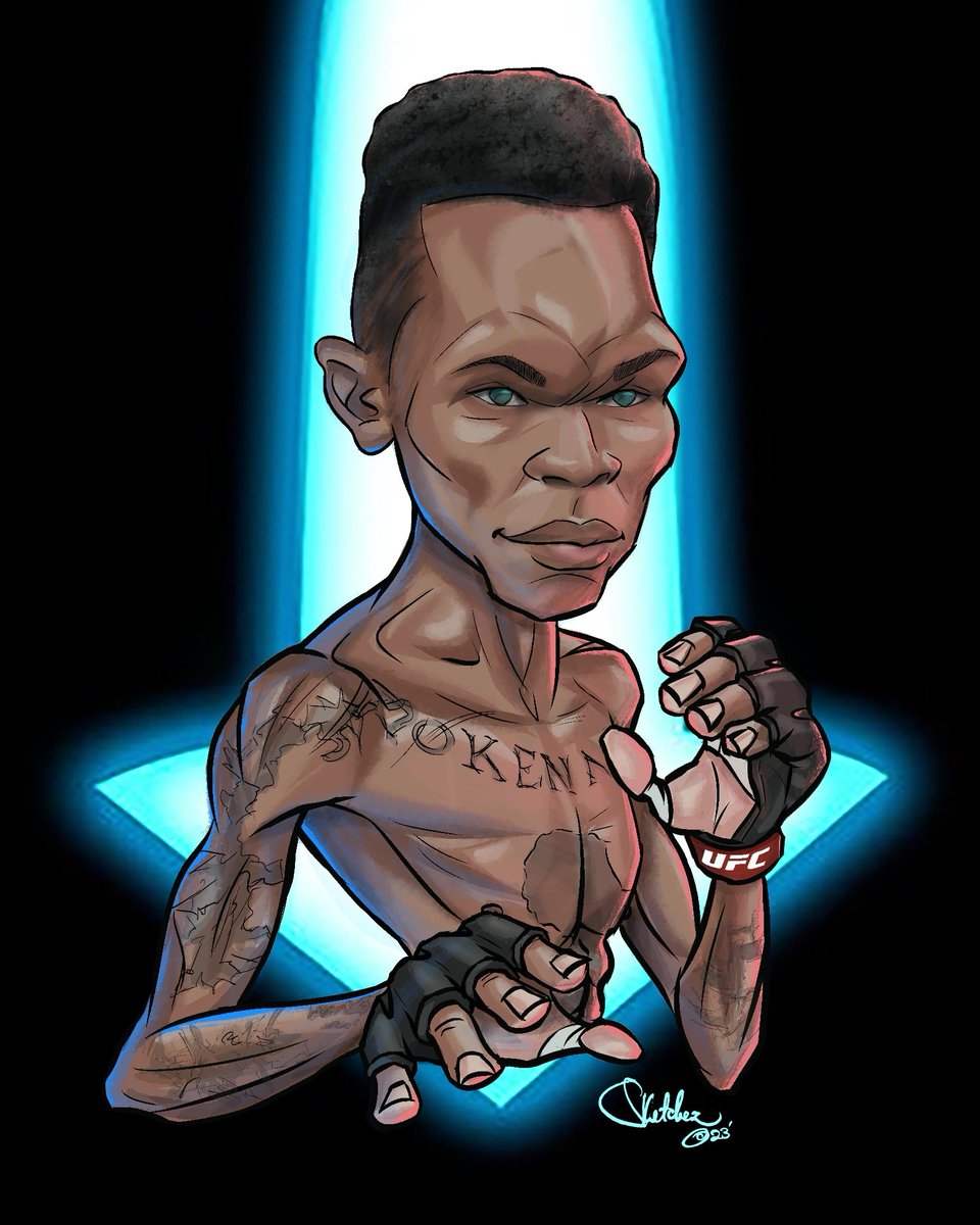 SketchezArts's tweet image. Israel Adesanya 🇳🇬
@stylebender
#CaricatureoftheDay #Adesanya 🐉#Stylebender #ufc #Nigeria #CaricatureChallengeAfrica
#CaricatureResolution  #Sketchfam