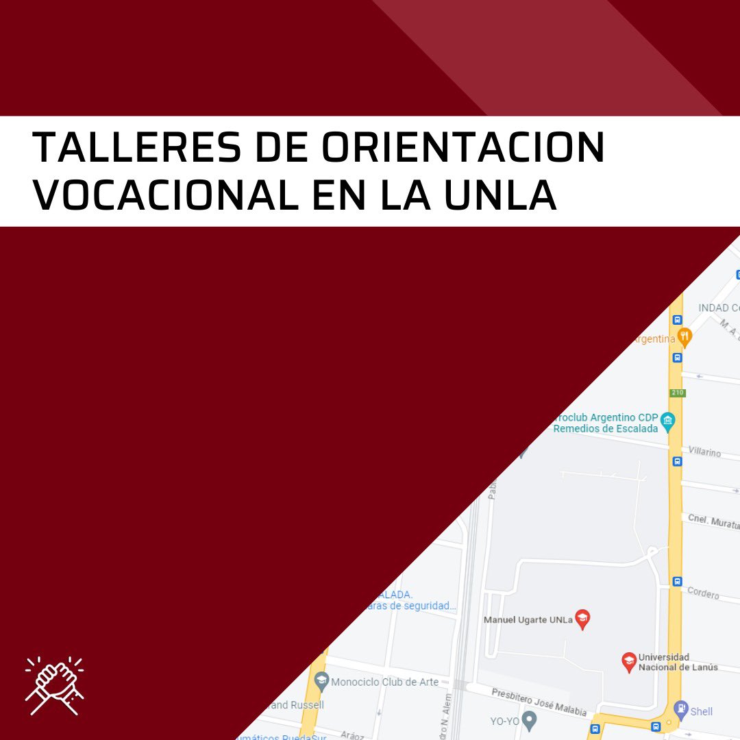 MejorLanus's tweet photo. Talleres de Orientación Vocacional en la UNLa 🏫

👉 Los talleres, que se brindan de manera gratuita en la UNLa, son grupales con un máximo de 1️⃣0️⃣ integrantes y se desarrollan en 6 encuentros semanales de 2 horas cada uno ⏰. 

📅 Las inscripciones empiezan el 2 de mayo https://t.co/Mu2S8JgoIO