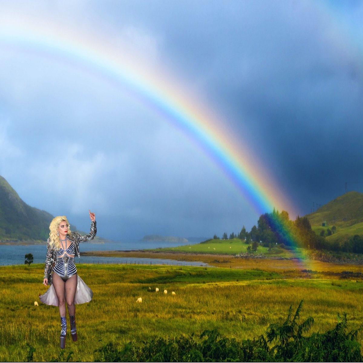 eeveelovesgaga's tweet image. Today I wanted to go to work, but it was raining. So I started to listen to Gypsy and the rain just disappeared and I saw a beautiful Rainbow #StreamGypsy #ARTPOP #ARTPOPACTIIisComing