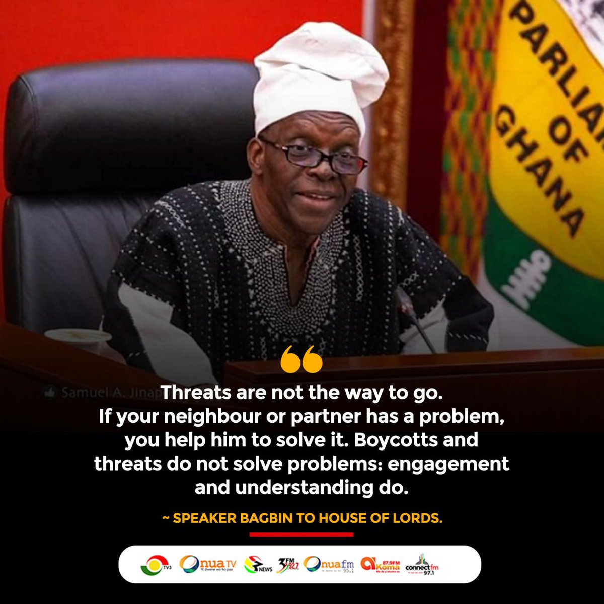 Rt. Hon. Alban S.K. Bagbin tweet media