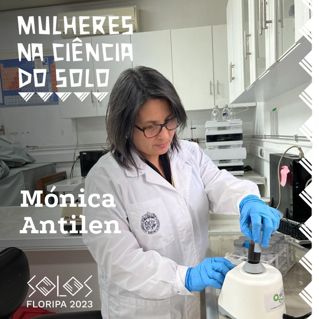 cbcs2021's tweet photo. “Mulheres na Ciência do Solo” 🌱
Monica Antilén Lizana é Presidente da  Sociedade Chilena de Ciência do Solo, Doutora em Química e Profesora Associada da  Pontificia Universidade Católica do Chile. 👩🏻‍🎓
.
. https://t.co/NB9ecDdbmO