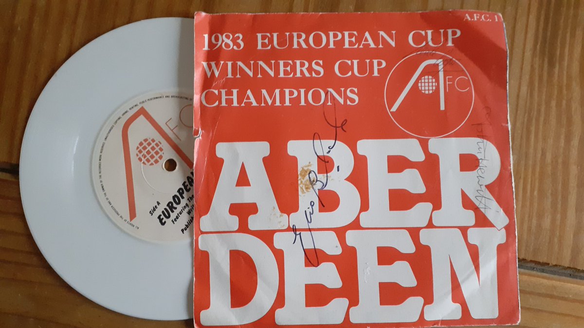 KenDuncan72's tweet photo. @PandJSport One of my treasured childhood possessions - signed at the Four Mile pub at Bucksburn by John and Eric and the late great Tattie! https://t.co/kbzfCjlt4C