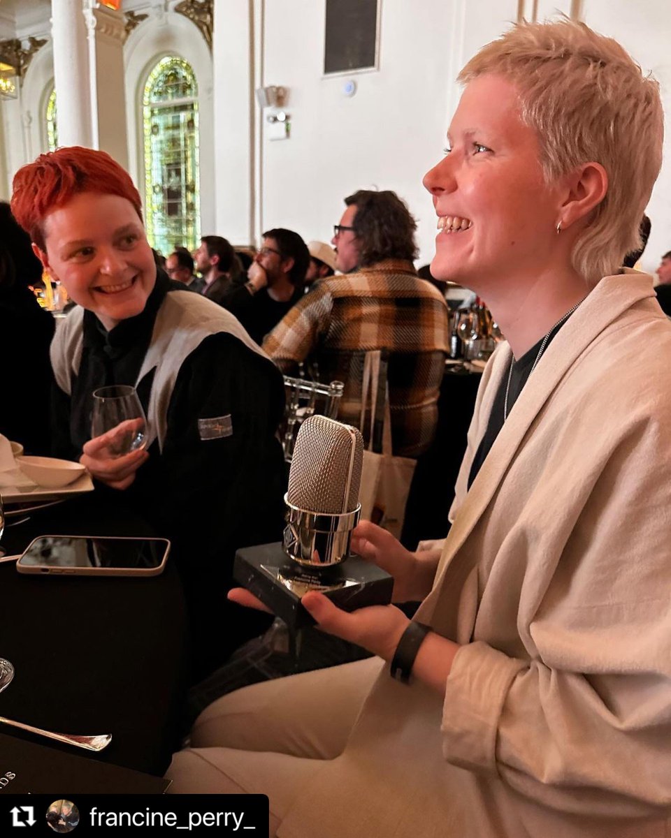 oram_awards's tweet photo. Congratulations @Francine_Perry_ for winning this year’s @ukMPG award for ‘Rising Star’ 🏆

Massive congrats also to @Hanpeel, @CicelyBalston  and @rameraaa Abraham for their accolades! 
#mpgawards2023 https://t.co/uiBJCeQ3b9
