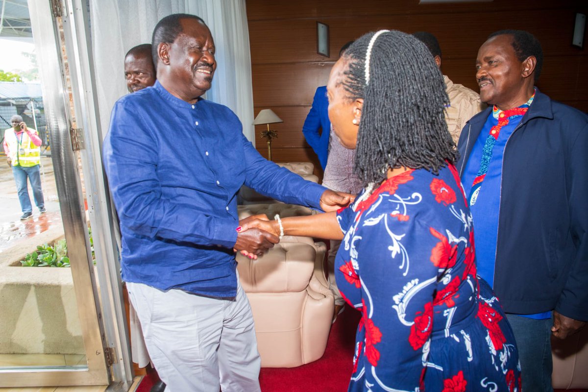 RailaOdinga's tweet photo. Touchdown in Nairobi! It's an amazing feeling to be back home. #BackToThePeople https://t.co/MCEIHFozdN