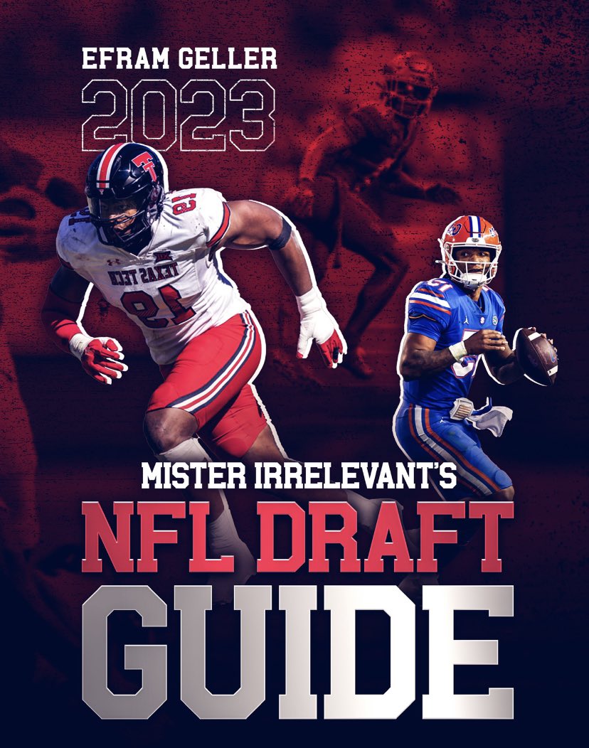 Everything You Need To Know About Your Team’s 1st Round Pick

📚 140+ Pages of Draft Content
📚In Depth Analysis and Projections
📚 Full Grades, Strengths + Weaknesses

Grab your copy!⬇️
misterirrelevant.substack.com/p/mister-irrel…