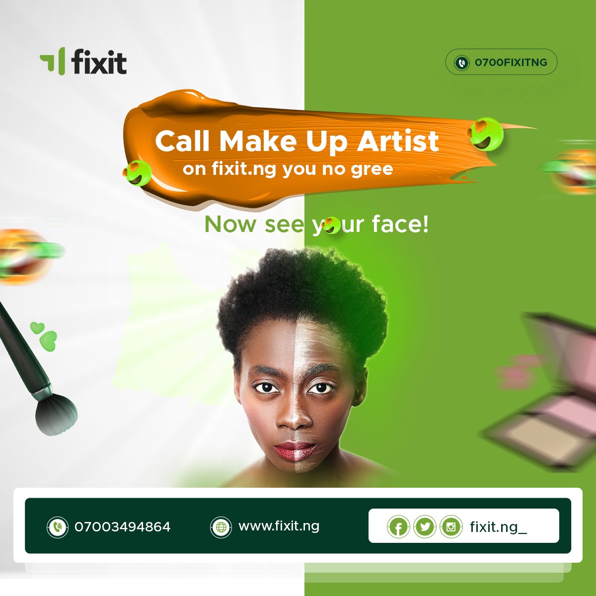 Fixit_ng1's tweet photo. We've got the professionals!

All you have to do is sign up and get access to best service providers on https://t.co/swh83gwii7 

#fixitng #fixit #serviceprovider #serviceplace #makeupartist #artisansnearme #fashionbusiness #businesslisting #makeupartistinlagos https://t.co/3Zg1VBfdEl