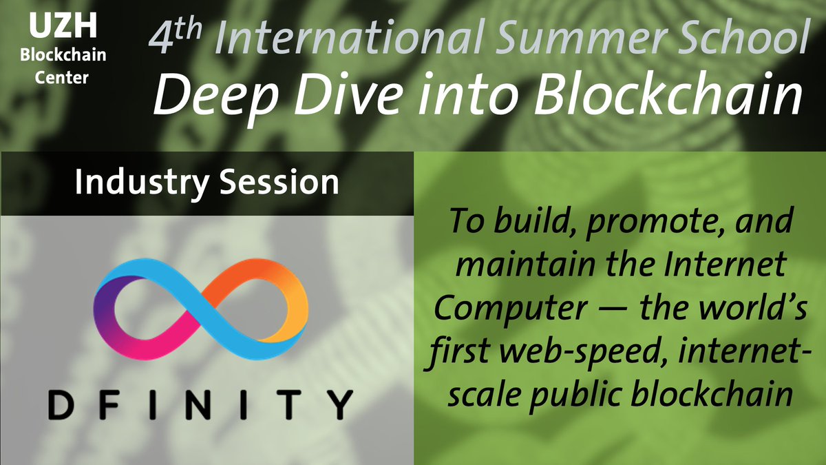 uzh_blockchain's tweet photo. Students will gain hands-on experience with #ICP #governance #staking and valuable insights into the cutting-edge technology shaping the future of blockchain.
Learn more about #DDiB'23 or apply to join online, visit the website: https://t.co/LoF5nGIg6q
@UZH_en https://t.co/RmvSMc68Bw