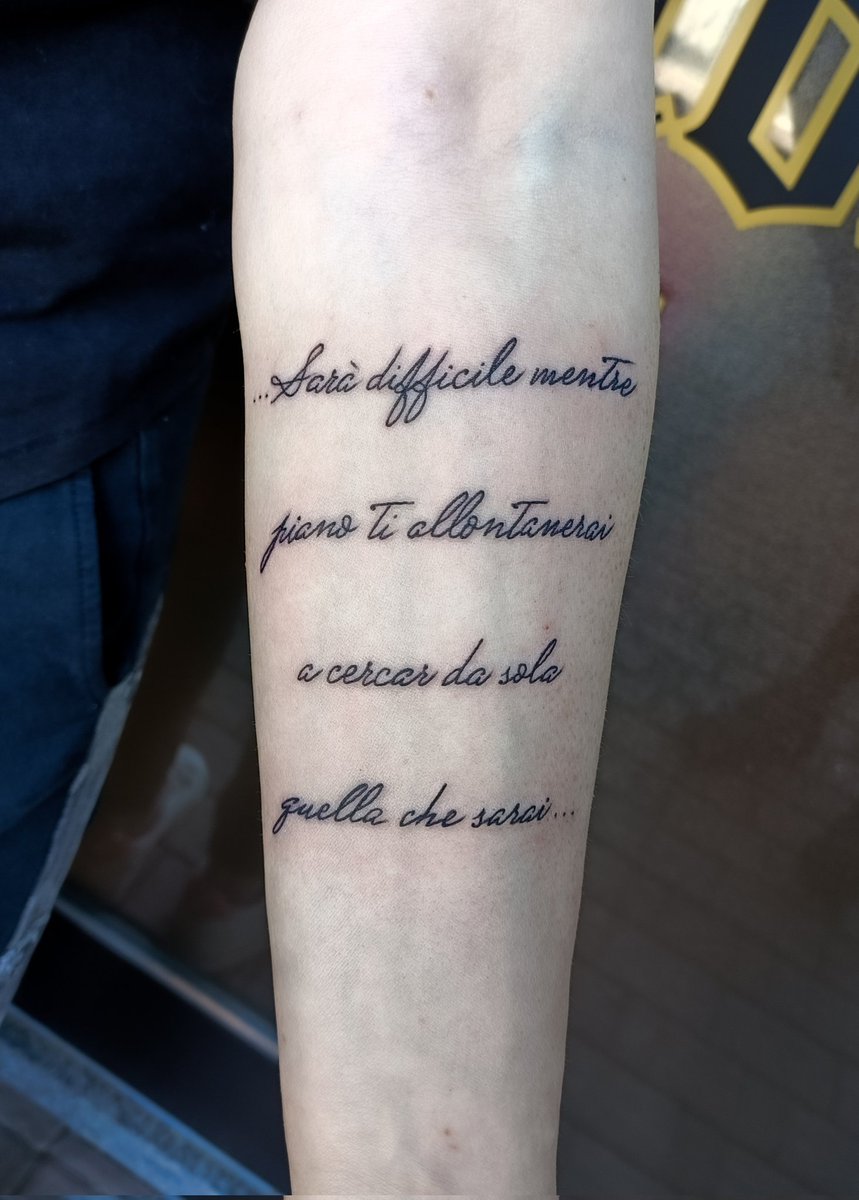 #tattoo #tattooartist #art #artist #song #songtattoo #elisa #lyrics #songlyrics #music #italiansinger #popmusic #letteringart #letteringlove #tattooshop #tattooideas #tattooinspiration #lettering #letteringtattoo #tattoostyle #tattooink #pantheraink
