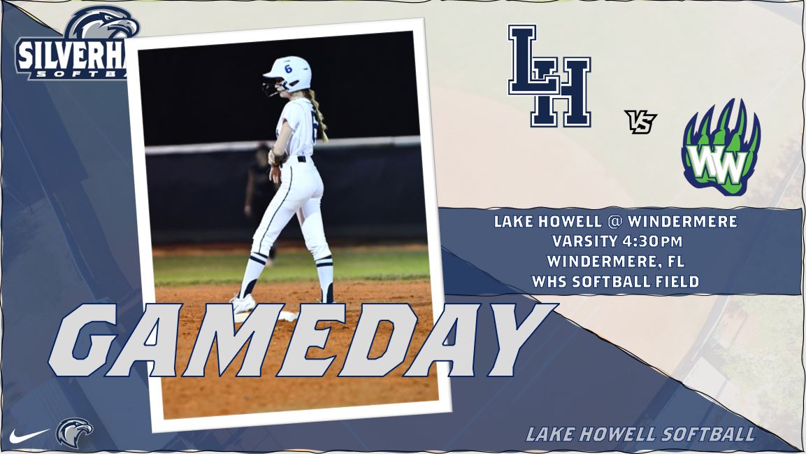 #𝙂𝘼𝙈𝙀𝘿𝘼𝙔 

🆚Windermere
📆April 28
🕰4:30
📍Windermere, FL
🏟Windermere HS Softball Field