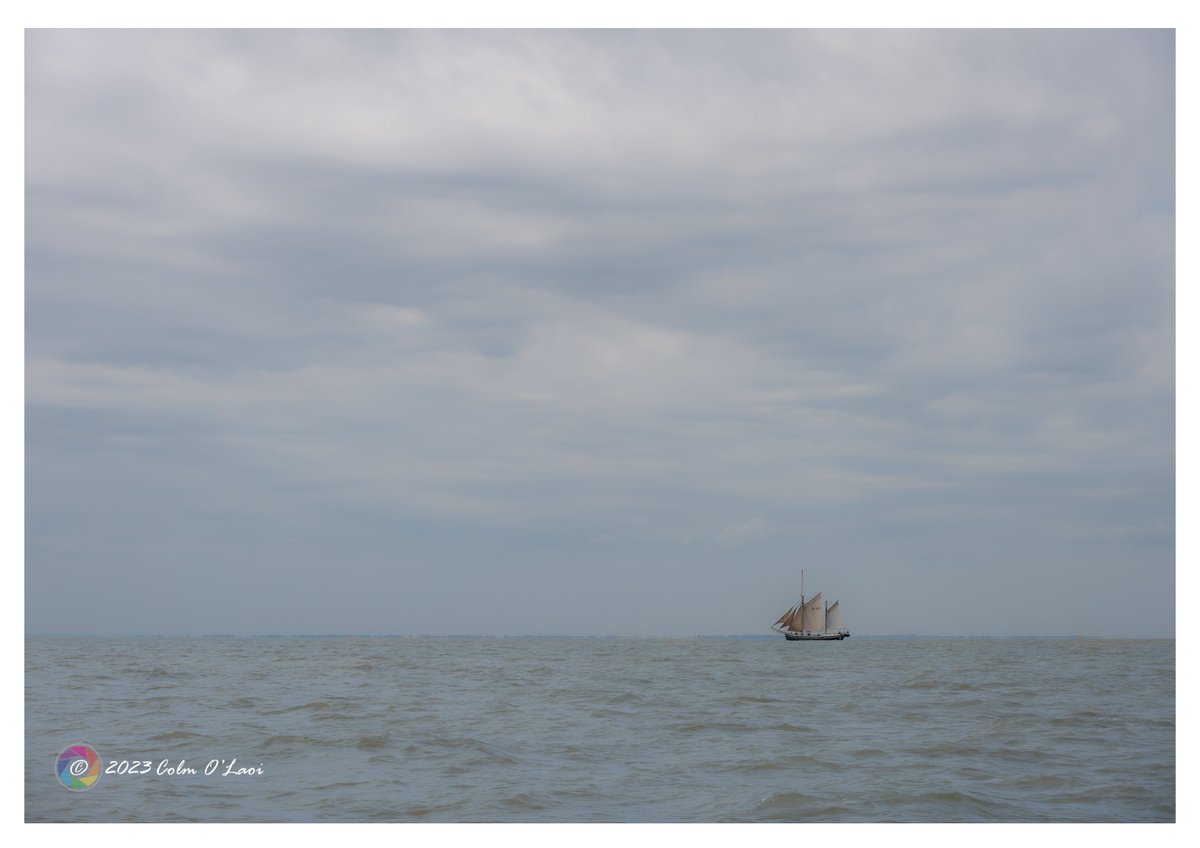 Queen Galadriel in the East Swin #QueenGaladriel #sailing #sailtraining #Essex #ThamesEstuary