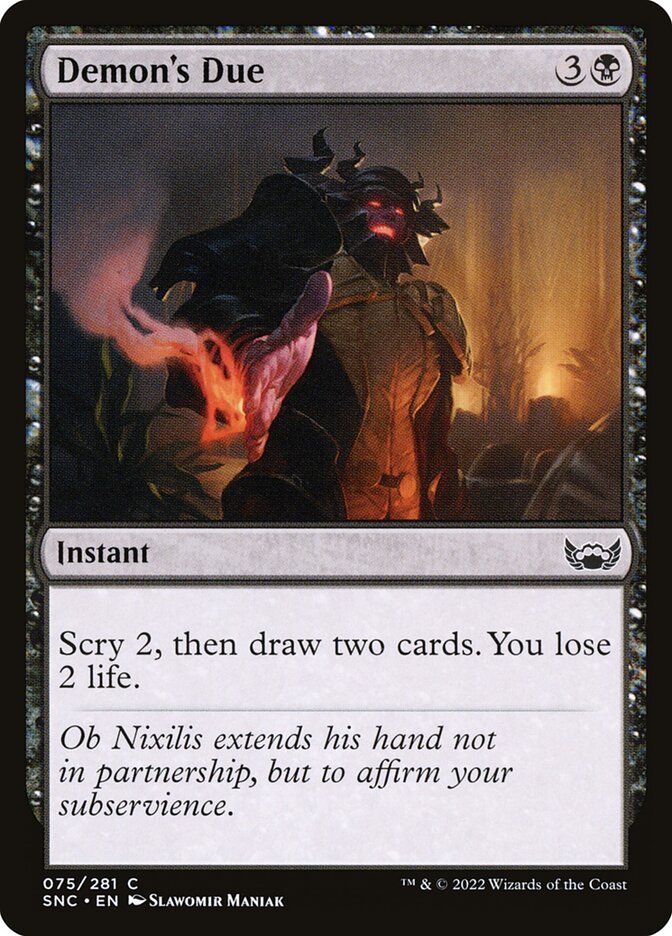 mtg scry 2 draw a card White Wolf – Kingdom Come Cards main image 1