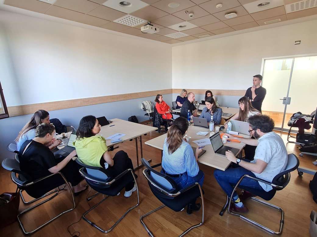 MediaFuturesEU's tweet photo. 🚀The #MediaFutures Plenary - which took place from 26th - 28th of April - was a great success!
Our #startups &amp; #artists presented their progress &amp; partners discussed the project-specific Business Model Canvas which will be presented in one of our upcoming deliverables soon 🙏 https://t.co/b3HHSQJQiF