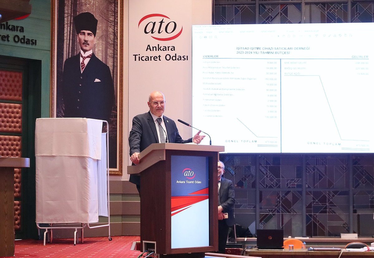 ATOkurumsal's tweet photo. #AnkaraTicaretOdası Başkanı @GurselBaran, İşitme Cihazı Satıcıları Derneği’nin (İŞİTSAD) #ATO ev sahipliğinde gerçekleşen olağan genel kurul toplantısına katılarak, bir konuşma yaptı. @IsitmeC https://t.co/VvdsUzpzoA