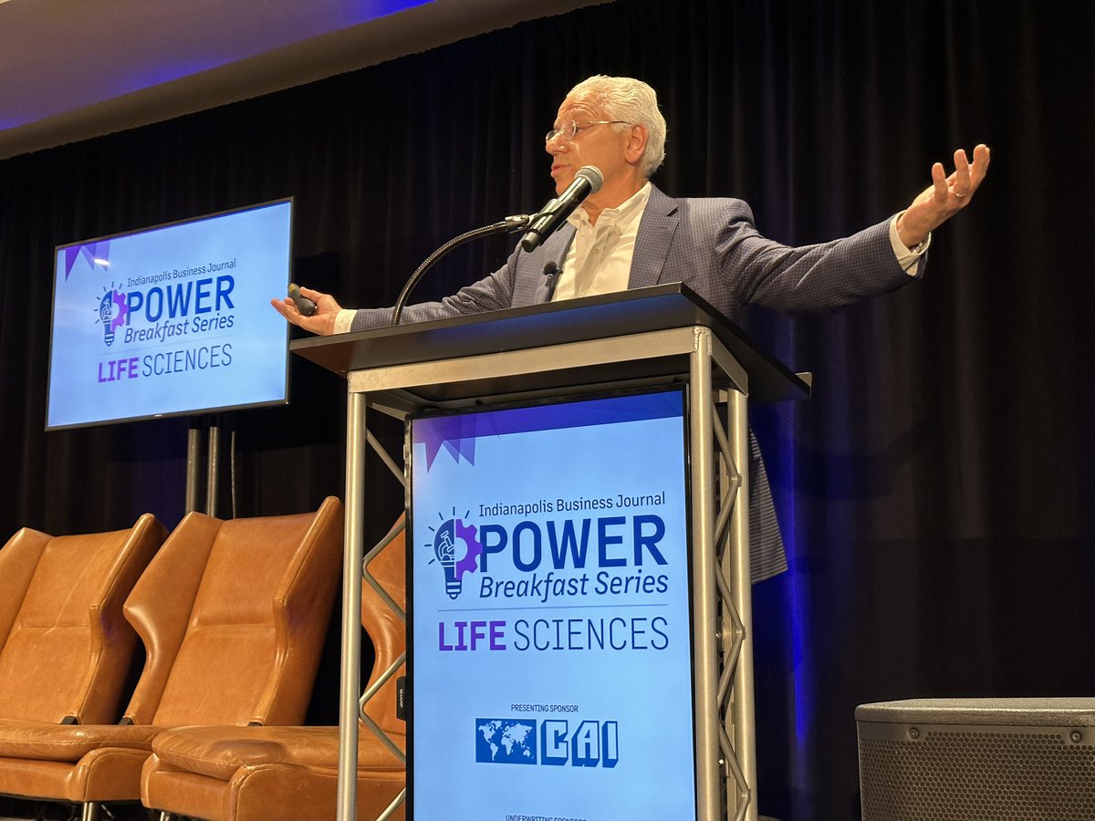 Dr Richard DiMarchi, biochemist and co-founder of MBX Biosciences, is speaking at the IBJ Life Sciences Power Breakfast. Follow <a href="/IBJnews/">IBJ News</a> for more details. #IBJlife
