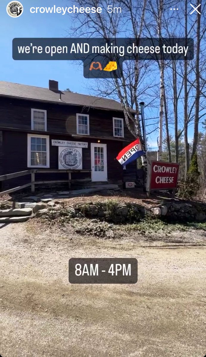 Making cheese today! Come on by! 🧀 💗 #cheese #Vermont #handmade