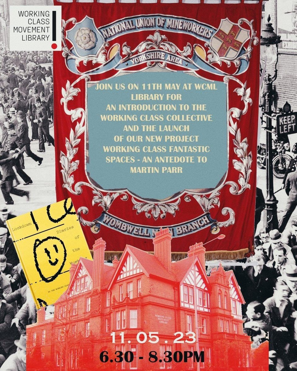 We are at the Working Class Movement Library in Salford on the 11th May - come &amp; join us its all about working class storytelling