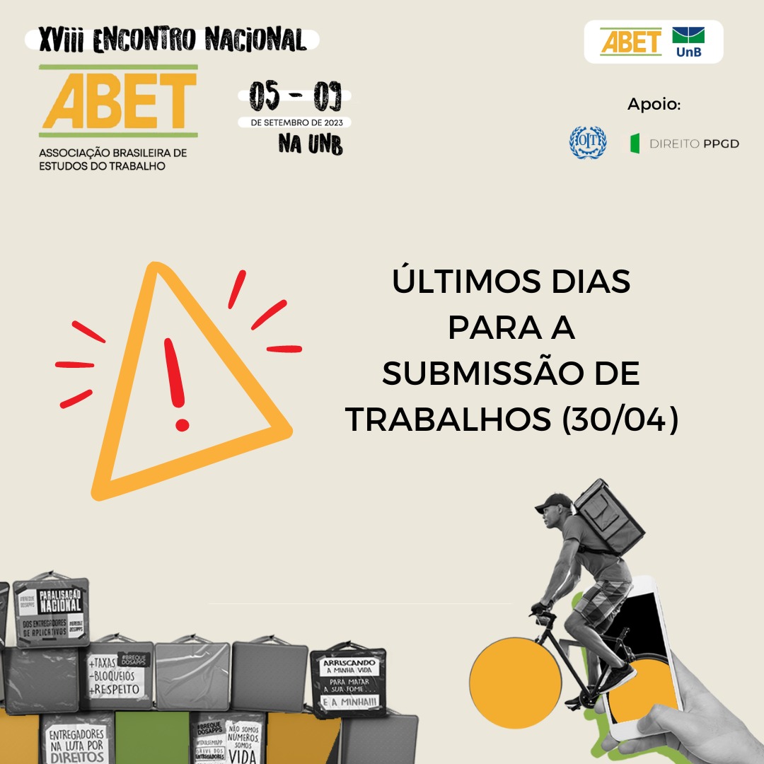 abet_trabalho's tweet photo. ATENÇÃO! https://t.co/VgYwHdwaIV