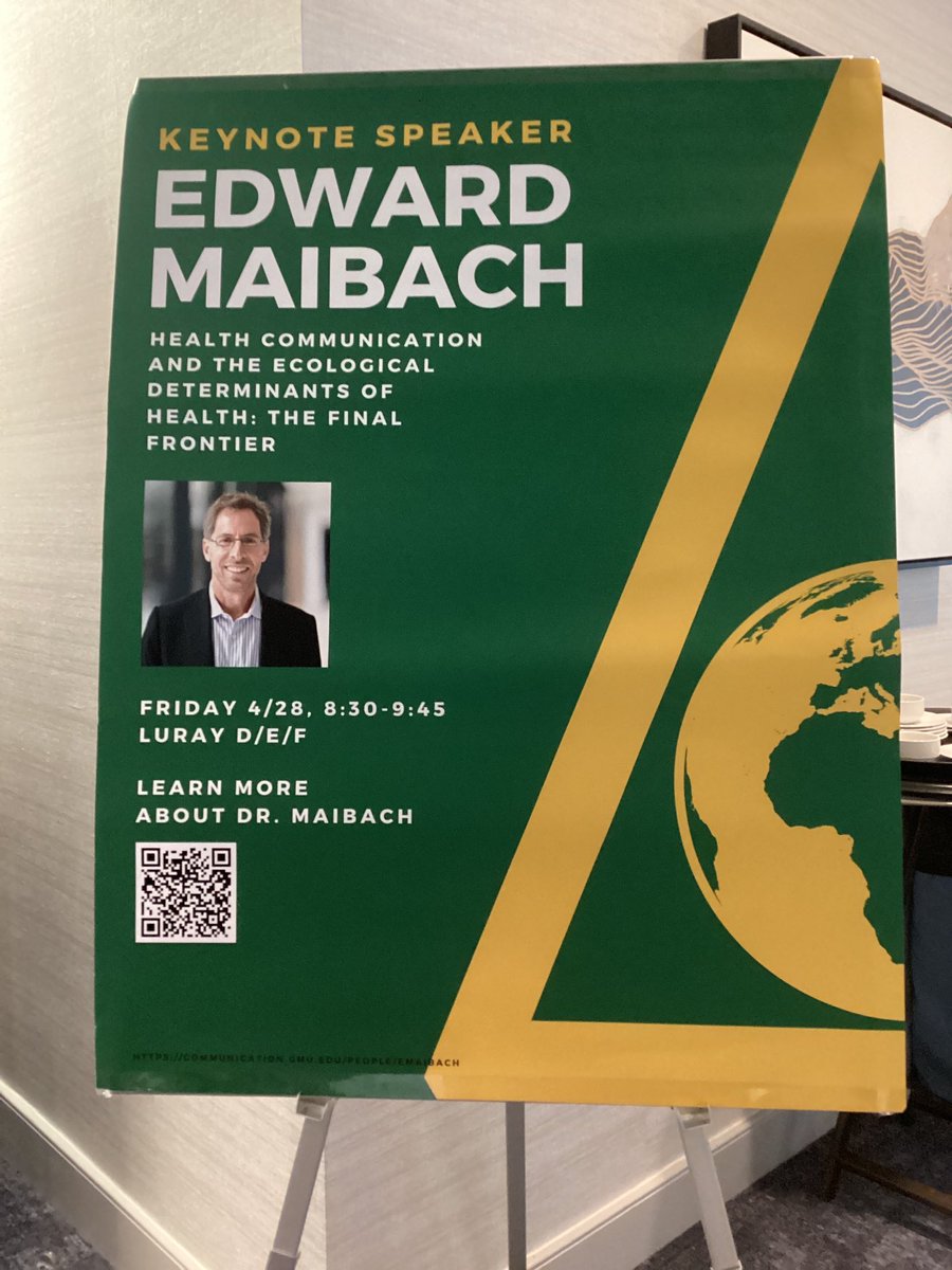 Mason_DCHC's tweet image. #DCHC is BACK and starting with the 2023 keynote speaker, Director of @Mason4C and @MasonCommDept faculty member: Dr. Ed Maibach @MaibachEd!

#DCHC2023 @kchc_uk