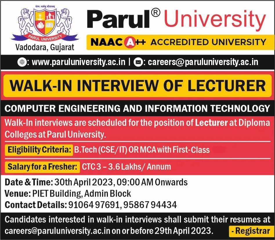 hemal2512's tweet photo. #Apply
#Opportunity to join with Parul University https://t.co/FXW0zMJEsP