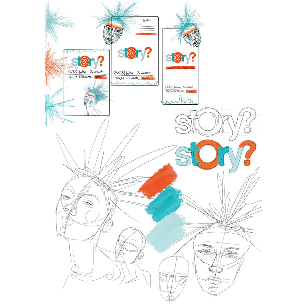 MediaComms_MTU's tweet photo. Did you know… the branding for our Story? Student Documentary Film Festival last week was designed by 3rd year Visual Communications student Marlene Borkert as part of the Branding module. Well done, Marlene! 👏🏻 
@MTU_Crawford 
#branding #designireland https://t.co/svhGiWxf8X