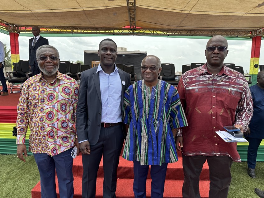 ApiJect's Yaw Addai-Brenyah attended the sod-cutting ceremony for construction of DEKs Vaccines Ltd, private sector-led consortium of Ghanaian #pharmaceutical companies. #fillfinish #covid19 #malaria #tuberculosis #vaccines #Ghana #globalhealth #publichealth #vaccines4life