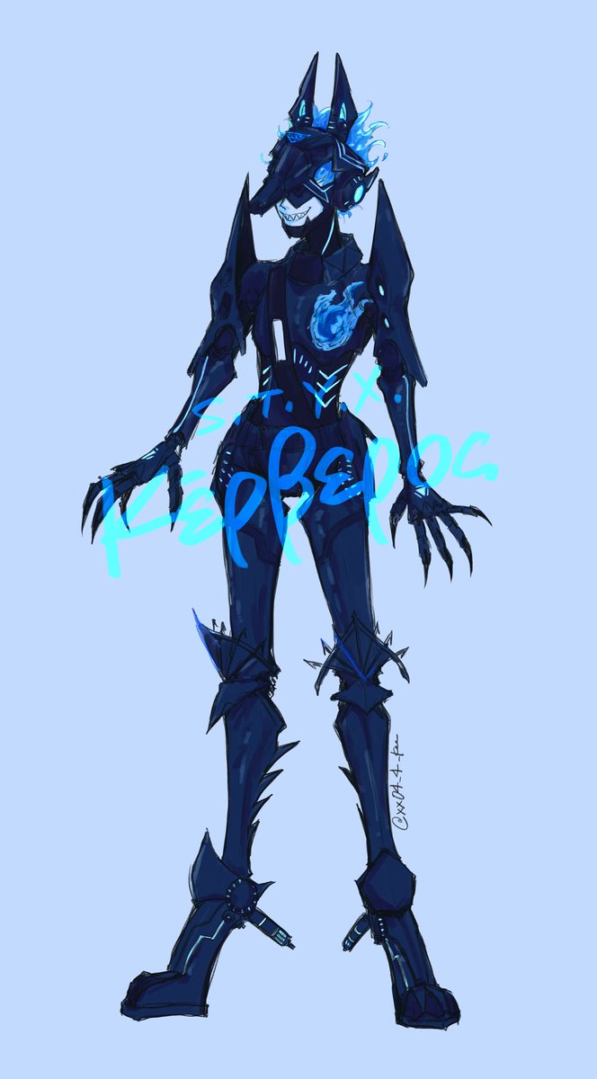 solo blue fire open hands blue theme blue eyes blue background standing  illustration images