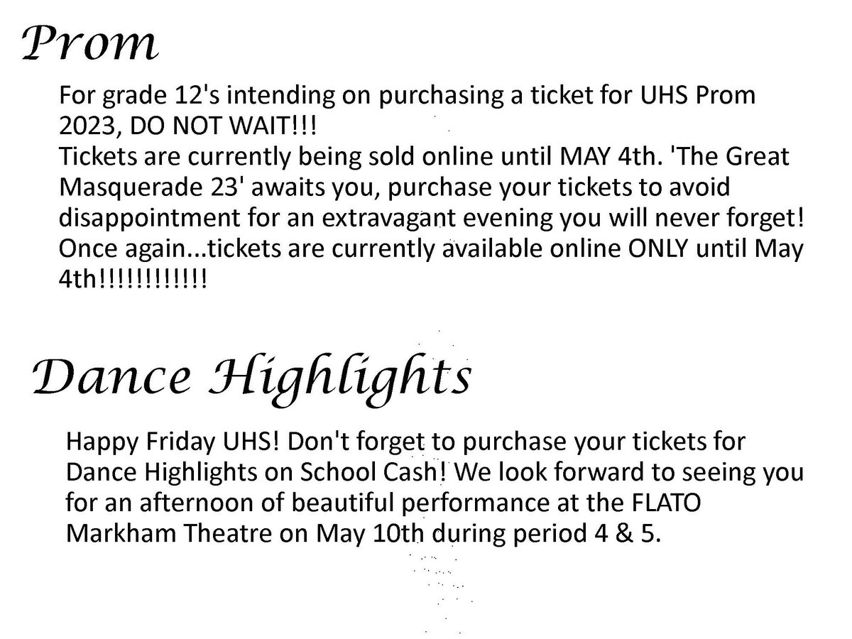 Unionville HS (@uhsupdates) on Twitter photo 