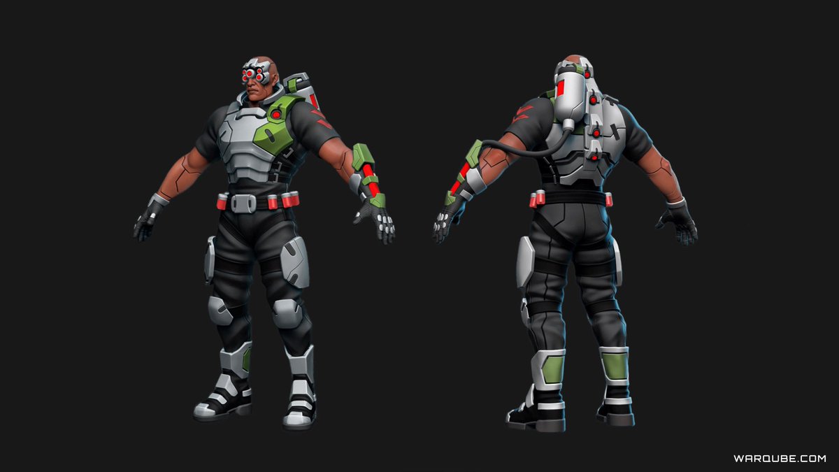 🔥Character Upgrades 🔥
🗡”Evander “Cyber Enforcer”🗡

Our Artists are working daily on the WQ Fighter Arts which is a great transition from the past to the future. Additional volume and details were added.🦾

▶️Take a look at this and make a comparison: t.me/warqubeann/186