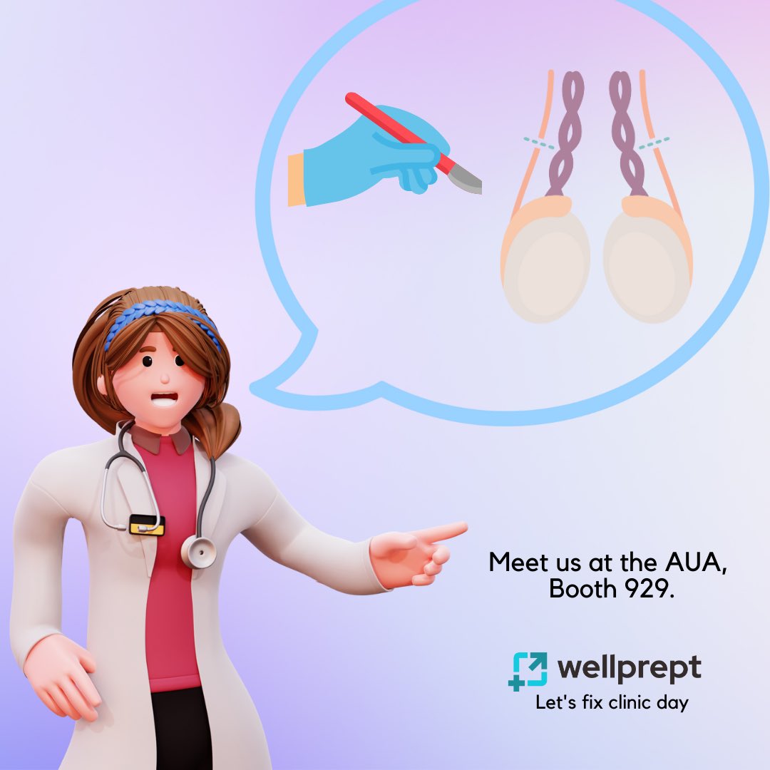 How many times do you want to explain your vasectomy spiel?

□ 5000 times
□ 1 time

wellprept.com/aua23/

#AUA23