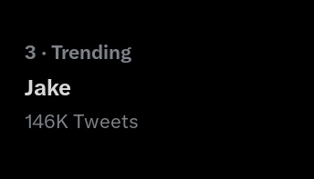 jakeupdateteam's tweet photo. 280423 | TRENDS 📈

"Jake" is currently trending at #3 with over 146k Tweets! 🔥

DJ JAKE ON RED NIGHT RADIO

#RedNightwithJake #ENHYPEN_JAKE #엔하이픈_제이크 #제이크 
@ENHYPEN_members @ENHYPEN https://t.co/bJD322g6hd