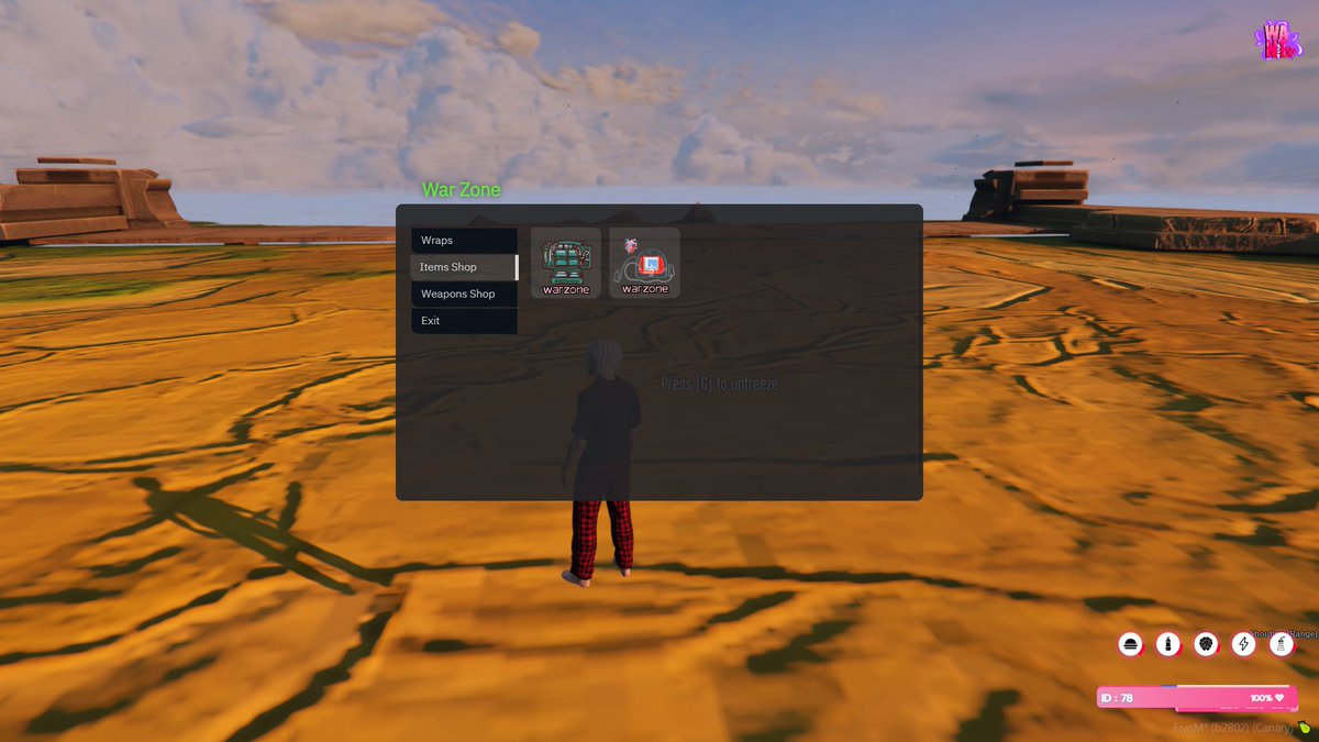 Update #20
🆕 เปลี่ยนระบบ วอโซน มีเช่าอาวุธ AED และ Esport กด insert
🆕 เปลี่ยนระบบแอร์ดรอปเป็น ออโต้ และมีวงบีบ  แอร์ดรอปเริ่มเวลา 13:00 19:30 21:00 01:00 วิธีไปแอร์ดรอปพิม /goairdrop
🆕 เพิ่มจุดพาวที่การาจ 
#fivem #want18plus