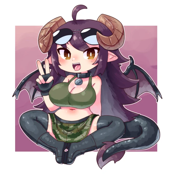 skebで色々描かせていただきましたっ