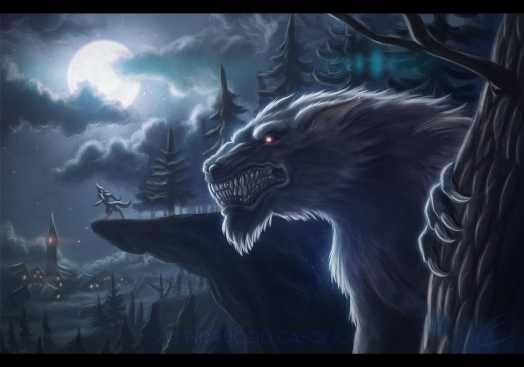 It's gonna be a rousing Friday night of gambling, drinking, carousing, board games, singing, ... and werewolves. (Art by Gallardose) #WerewolfWeekend #FurFlyFriday #Werewolf #Werewolf