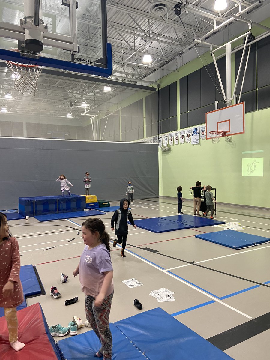 I always like to end my gymnastics unit with stations so students can bring together all the skills we’ve learned. It’s always a fan favourite!! <a href="/KCAKentville/">KCA</a>