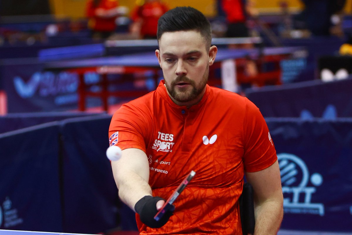 SM2 
1st international win for <a href="/ChrisRyanCJR/">Chris Ryan MBE</a> as he beats Gulyk UKR 3-1 &amp; he is through to SF tomorrow